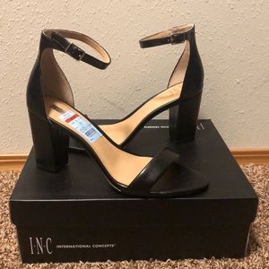I.N.C Size 10 Strappy Heels Black